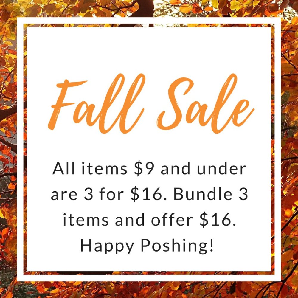 FALL SALE!!